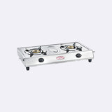 AGNI CLASSIC 2 BURNER SS PRESTIGE GAS STOVE(40077)