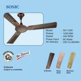 1200mm SONIC Remi Ceiling Fan (SO-1200)