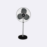 400mm/16inch SUPER DEZIRE Remi Pedestal Fan (BLACK/SILVER)(SDPF-400)