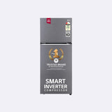 LG 398 L 2 Star Frost-Free Smart Inverter Double Door Refrigerator (GL-N422SDSY, Dazzle Steel, Express Freeze, Gross Volume – 423 Ltr)
