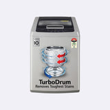 LG 7.5 Kg Top Load Washing Machine, Smart Inverter Motor (T75SKSF1Z, Middle Free Silver/Black)