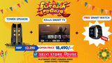 43'inch Smart TV + Tower Speaker + Smart Watch(FREE)