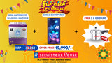 Semi Automatic Washing Machine + Single Door Fridge GET FREE 3L Cooker