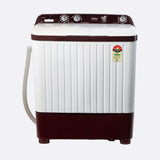 Haier 6.5 KG, Semi Automatic Washing Machine, 5 Years Warranty on Motor (HTW65-187BO)