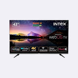 Intex 108 cm (43 inches) 4K Ultra HD Smart LED TV LED-WOS4304U (Black)